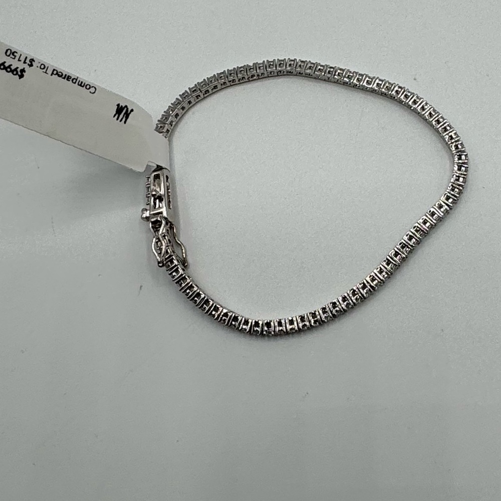 14k 4ct Tennis Bracelet - Picture 4 of 14